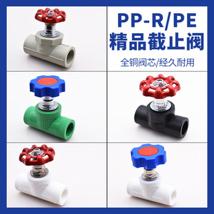 PPR stop valve PPR lift stop valve PE valve 20 4 points 6 points 1 inch ppr water pipe fittings thick