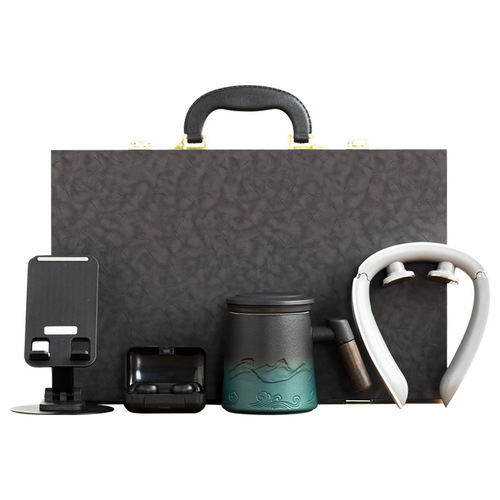 Ceramic Mug Business Gift Set Conference Gift for Company Enterprise Opening Anniversary Celebration Activity Favors