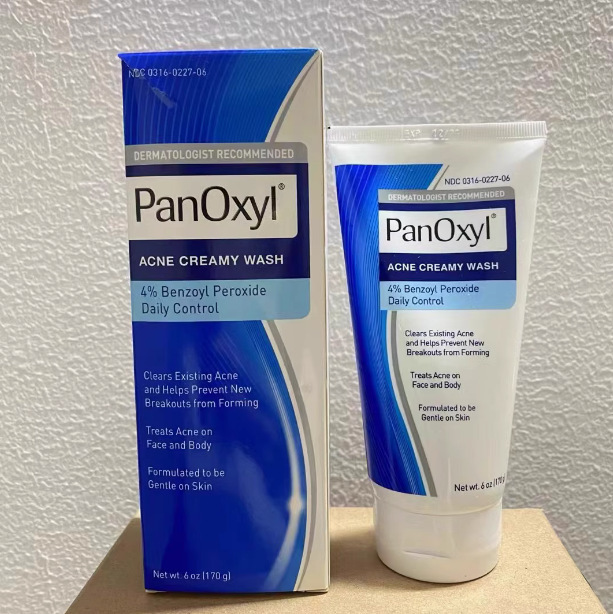 跨境PanOxyl 祛痘泡沫洁面乳10% 过氧化苯甲酰氨基酸控油4%洗面奶|undefined