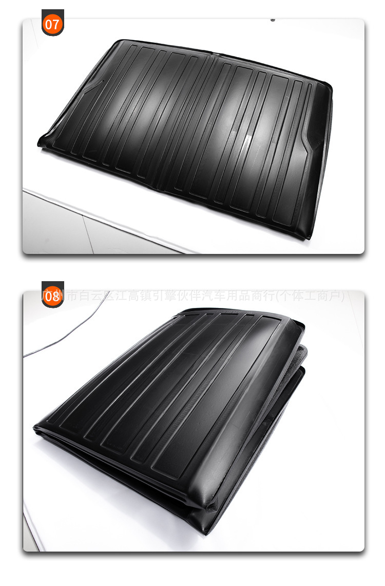 Suitable for Land Rover Discovery Sport, Discovery 3/4/5, Evoque L, foldable TPE trunk mat, waterproof