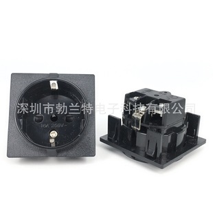 Jinhongda South Africa three-round cabinet socket three-hole Indian embedded socket AC power socket RG-0