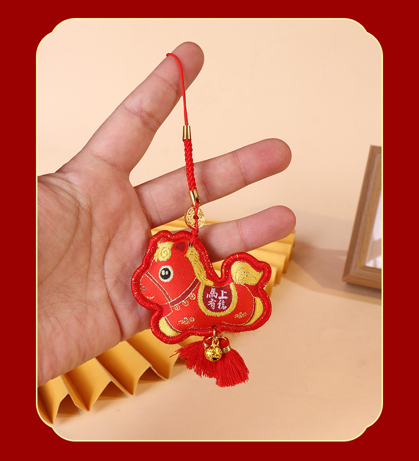Mid-Autumn Small Horse Embroidered Fragrance Sachet Pendant Gift Ornament detail image 27