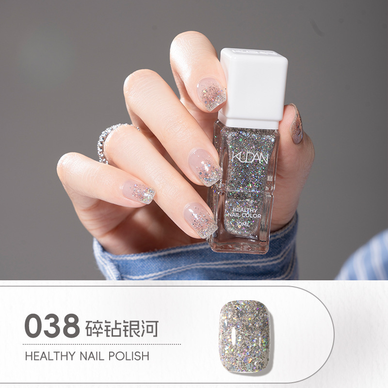 Transfronterizo KUDAN Inglés puro esmalte de uñas acuoso sin hornear, seco rápido y rápido 10ml venta directa de fábrica