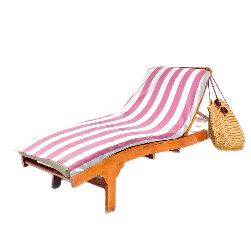 Venta caliente transfronteriza wish estilo caliente de terciopelo de doble cara cubierta de silla de playa de secado rápido tumbona a prueba de arena junto al mar toalla de playa