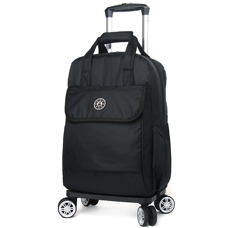 Rueda universal trolley mochila plegable ligero trolley bolsa de viaje de larga y corta distancia bolsa impermeable bolsa de embarque al por mayor