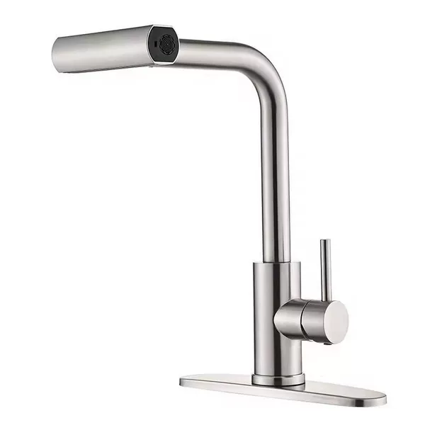 Raindance 4-Speed Hot and Cold Kitchen Balcony Faucet for Dishwashing Basin and Sink, Splash-Proof Multifunctional Retractable Pull-Out Head