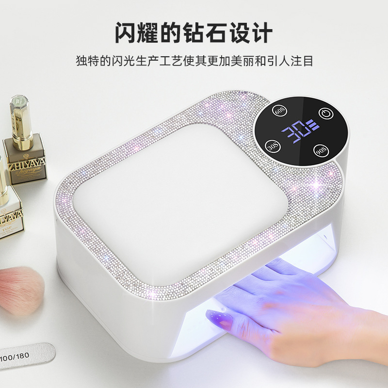 新品蓄电美甲灯光疗机BM-22无线美甲烤灯 便携充电式美甲机光疗灯|undefined