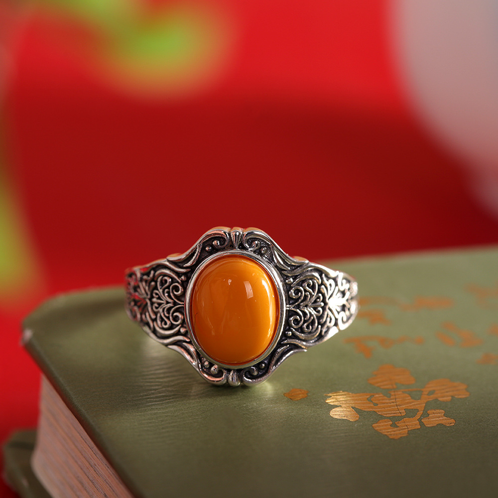 Stone inlay wax agate