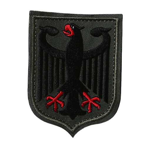 Embroidered patch with the German Deutschland Eagle Shield flag, morale badge, clothing decoration patch, backpack patch