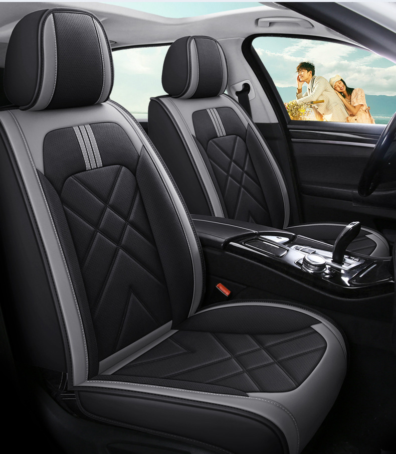 Cross-border foreign trade car seat cover four seasons seat cushion full surround seat cover Nappa leather car cushion manufacturers wholesale on behalf of the hair