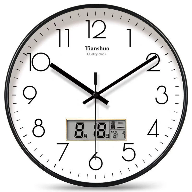 Tianshuo бесшумные настенные часы украшения для дома настенные часы гостиная минималистские часы спальня модные современные кварцевые часы