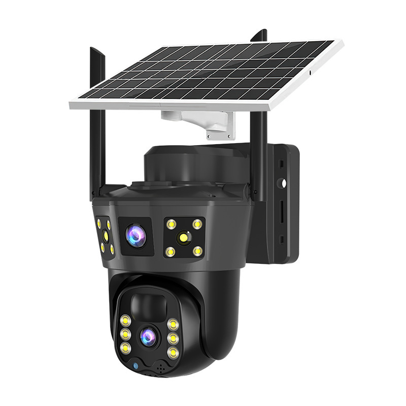 Solarenergie-Kamera 360-Grad Nachtsicht 4G Fernzugriff