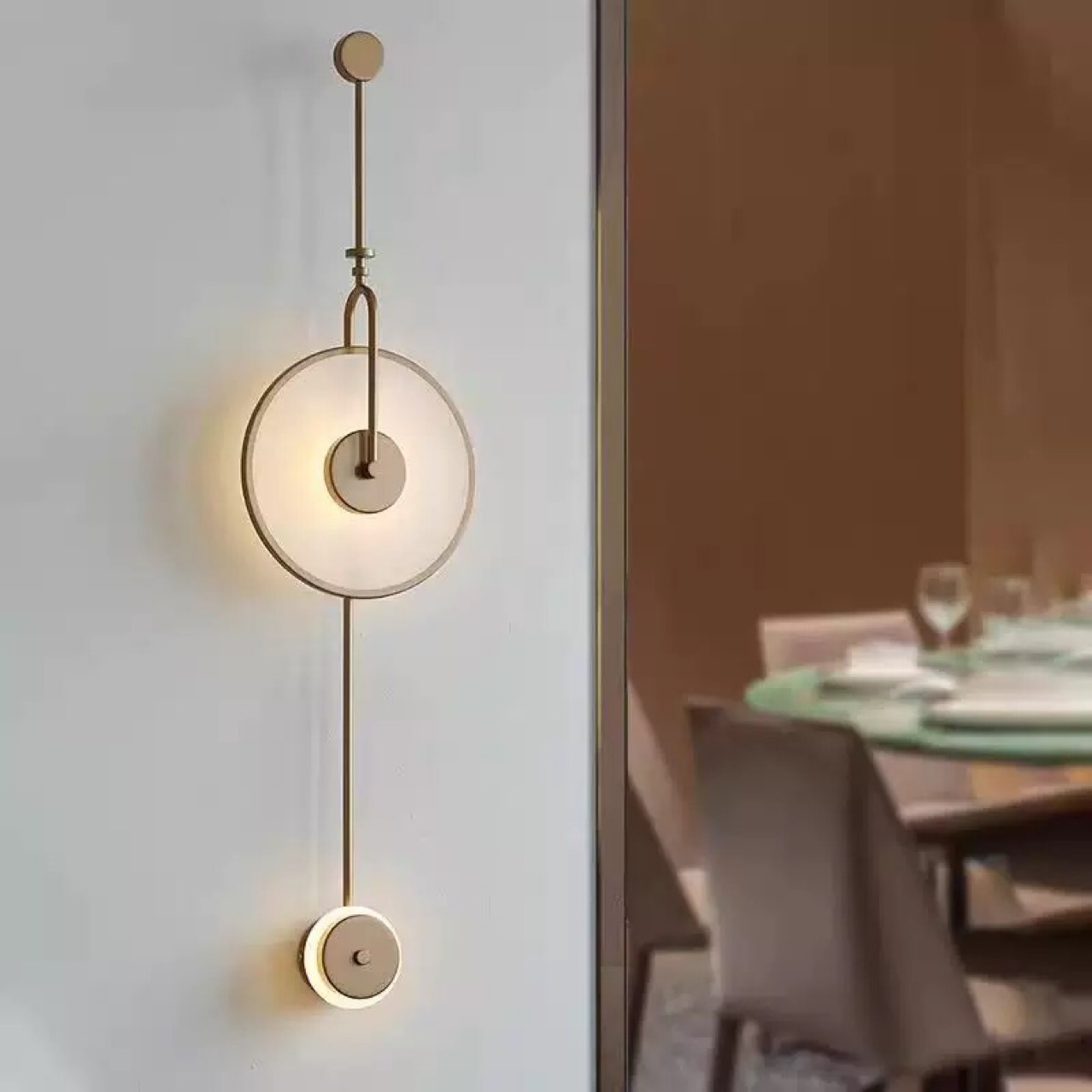 Nordic Living Room Background Wall Lamp Modern Personality Bedroom Sales Department Clubhouse Hotel Corridor Bedside Wall Lamp Indoor