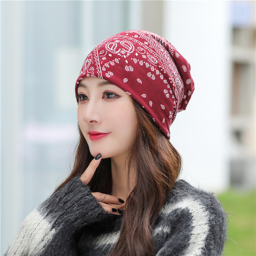 Seasonal Postpartum Moon Cap Chemotherapy Hat Ultra-Thin Scarf Women Sun Protection Head Scarf Indoor Bald Sleep Hat Pregnant Spring and Autumn Season
