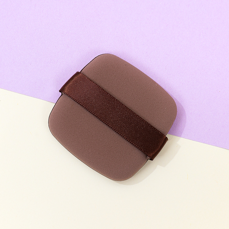 No coma polvo, polvo súper suave, seco y húmedo, base líquida, galletas cuadradas, esponja de maquillaje, cojín de aire de doble cara, borla de mantequilla