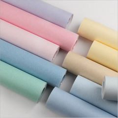 Wholesale and dropshipping of non self-adhesive simple non-woven fabric solid color wallpaper for bedrooms, living rooms, clothing stores, hotels, solid color wallpaper