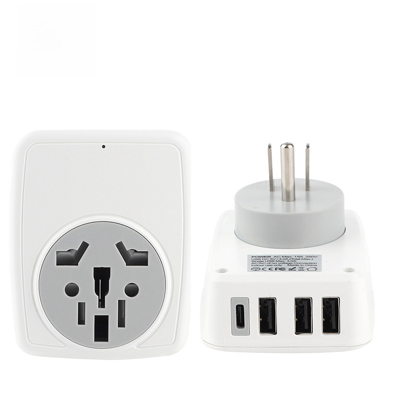 新品歐美旅行轉換器 pd快充充電器 可絲印美標歐規德標英規澳標