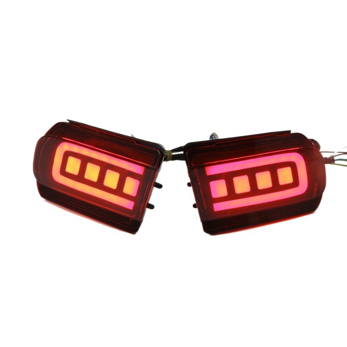 Adecuado para 10-18 Toyota overbearing parachoques trasero luz de alarma luz antiniebla trasera luz anti-niebla prado luz de freno prado