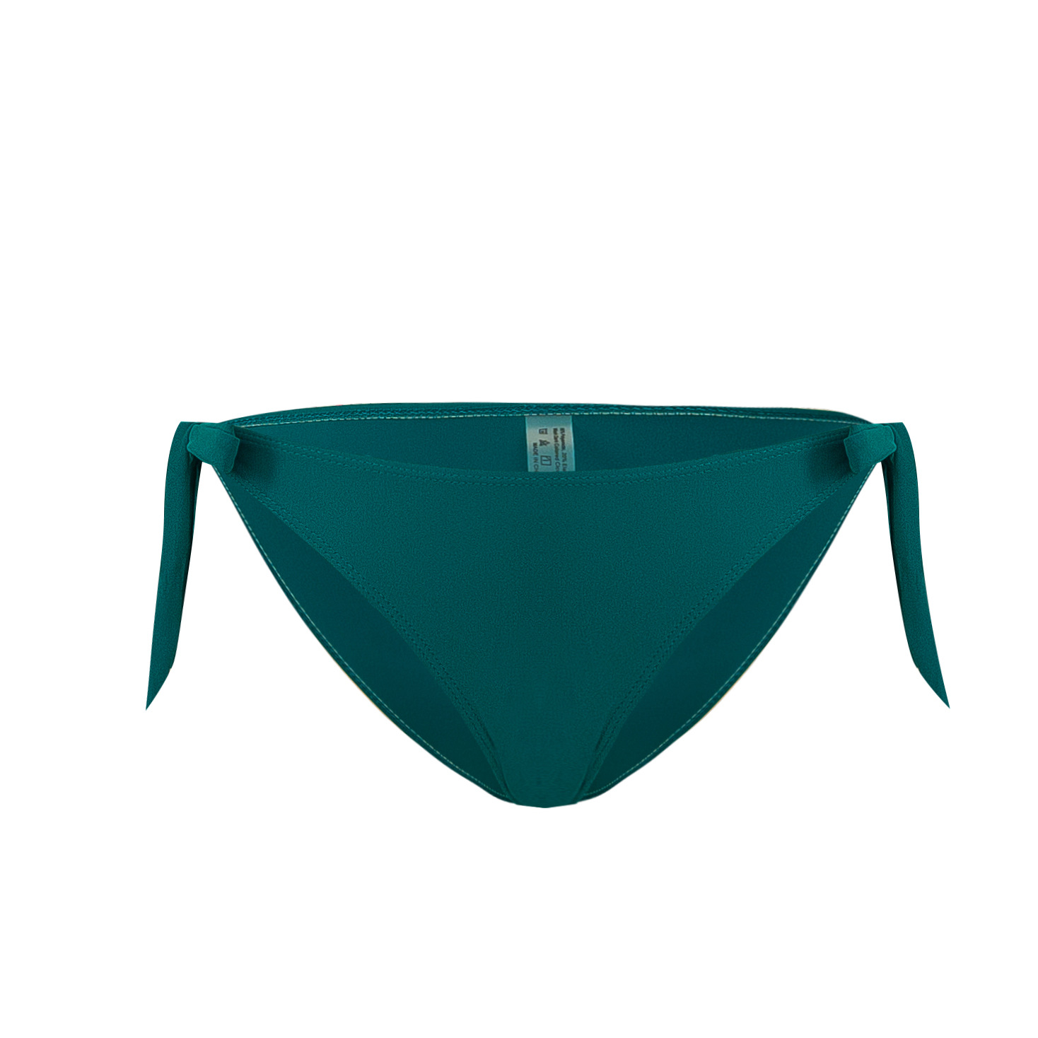 2025 nuevo color sólido de verano pantalones de baño de playa sexy para mujeres Europa y América de cintura alta bikini pantalones de natación al por mayor image 10