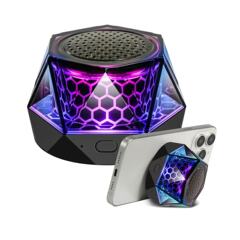 小型スチール大砲爆発無線bluetoothスピーカー大音量LED雰囲気ランプ発光ミニ磁気音響低音G30