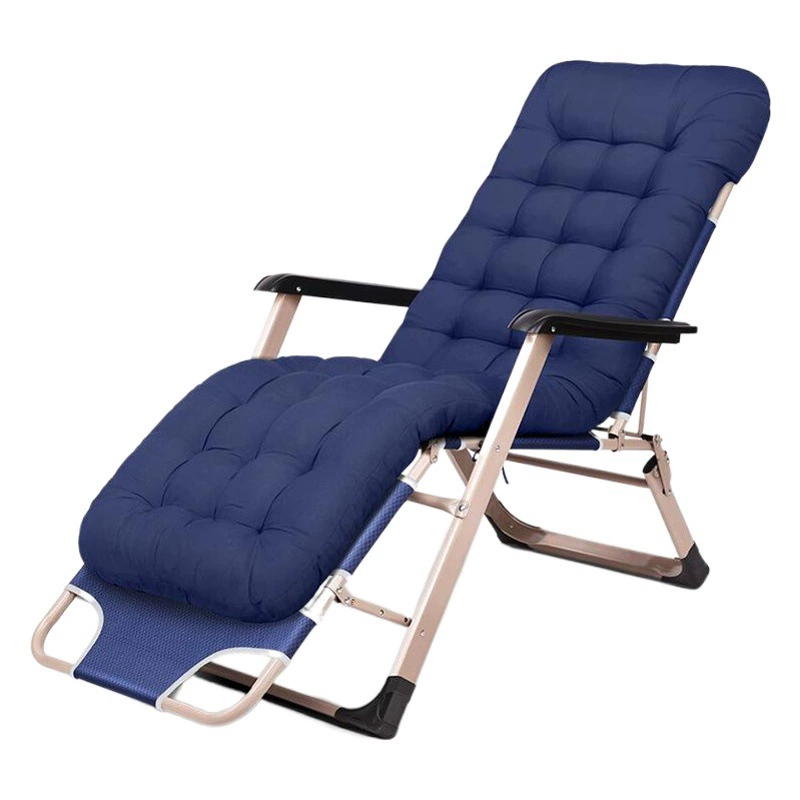Складной стул с откидной спинкой Кровать для обеденного перерыва Офисный сопровождающий стул Двусторонняя трубка Расширенный сон Домашний отдых Ленивый стул двойного назначения