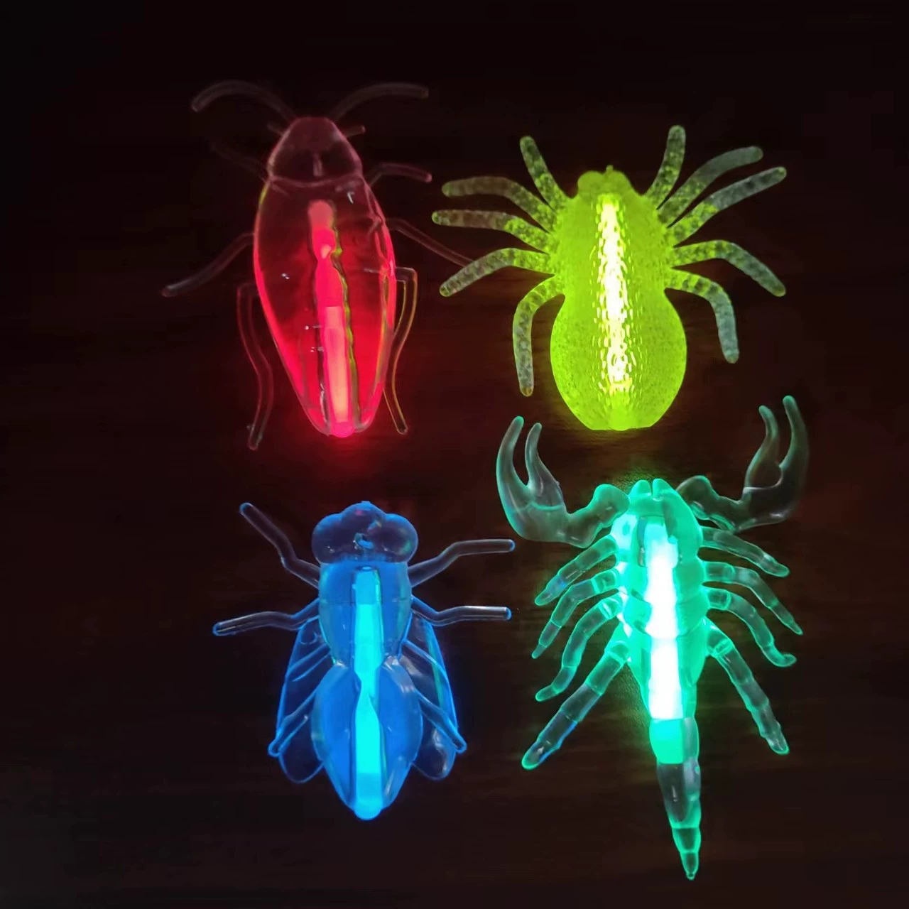 Светящаяся палочка Хэллоуин Паук Муха Скорпион Таракан Вечеринка Рекламный подарок Подарки Фестиваль призраков
