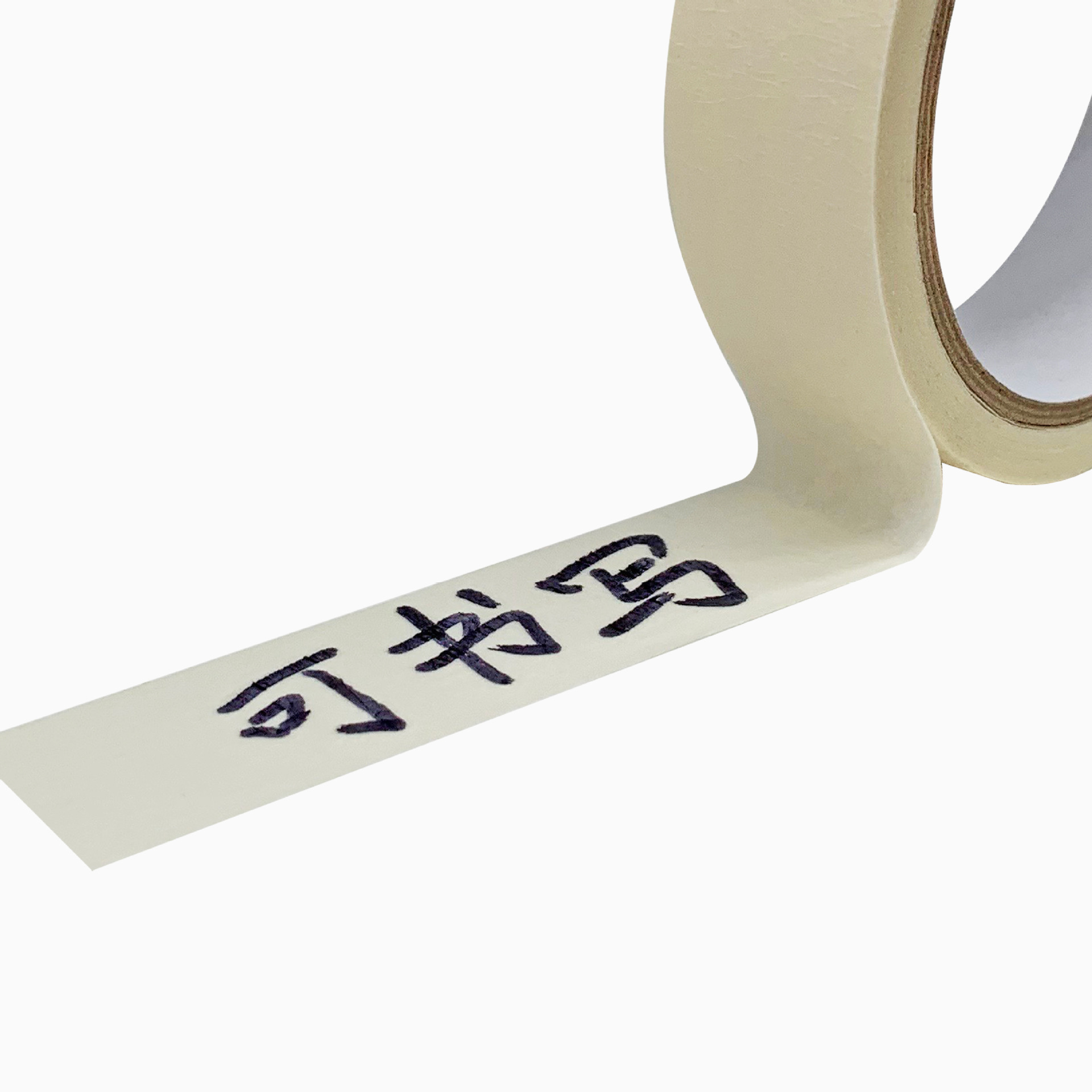 Adhesivo medio blanco fácil de rasgar cinta de papel de enmascarar escritura pintura en aerosol para automóviles pegamento de enmascaramiento arte separación de colores fabricante de papel de enmascaramiento