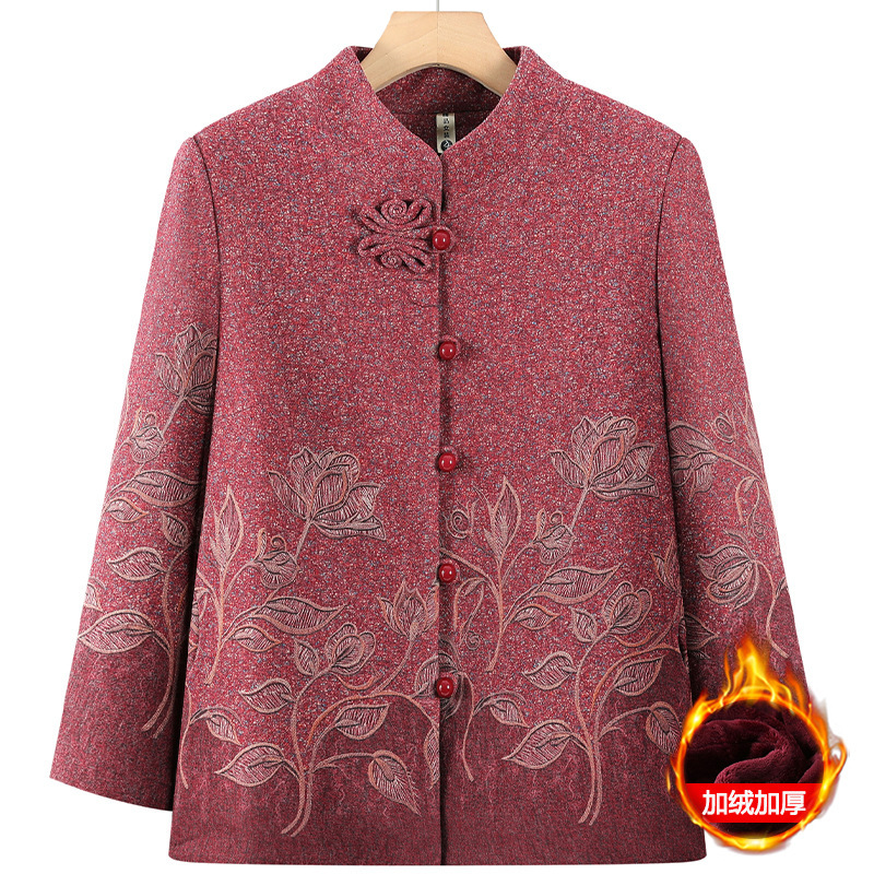老年人外套女奶奶装春装老太太衣服60岁70妈妈款春秋开衫上衣宽松|undefined