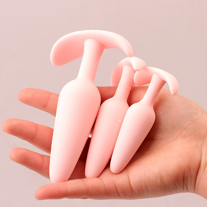 Silicone Anal Beads Strip, Wearable Black Anal Plug for Adults — detail image 8