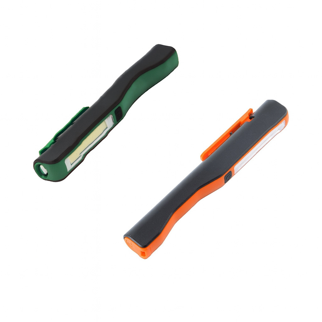 Rechargeable Multifunctional Pen-Shaped Magnetic Work Light Cob&Led Emergency Inspection Light Mini Portable Outdoor Lighting