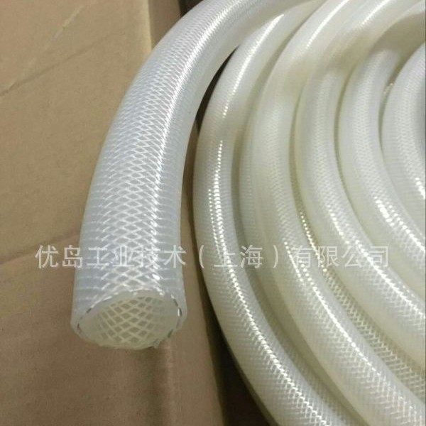 高压蒸汽网纹硅胶管内边织网纹硅胶管耐高温耐压防爆编织纤维软管