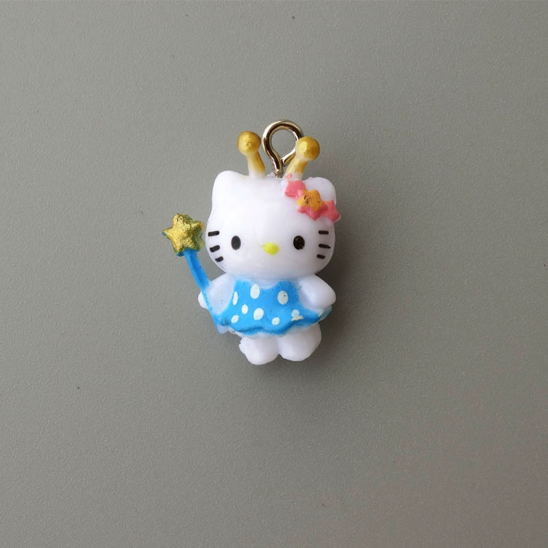 Hello Kitty, маленькая мини-фигура, подвеска, handmade