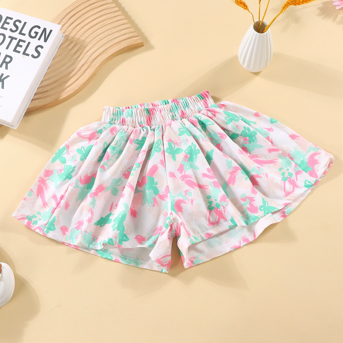 Children's Summer Culottes & Skirts, Girls, Loose Fit, Multi-Print Colors, Heights 90–150 cm