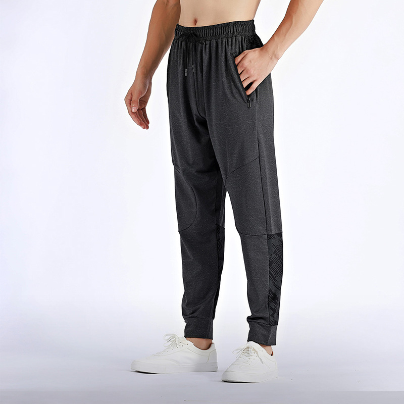 Pantalones deportivos de otoño e invierno para hombre, estampados, de fitness, informales, largos, de secado rápido, para dropshipping, venta caliente transfronteriza