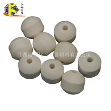 耐可化工高鋁開孔瓷球 活性惰性氧化鋁球 催化劑載體填料球出售