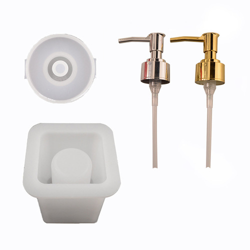 diy perfume bottle mold epoxy mold nozzle mirror bottle set resin pen holder round bottle silicone mold