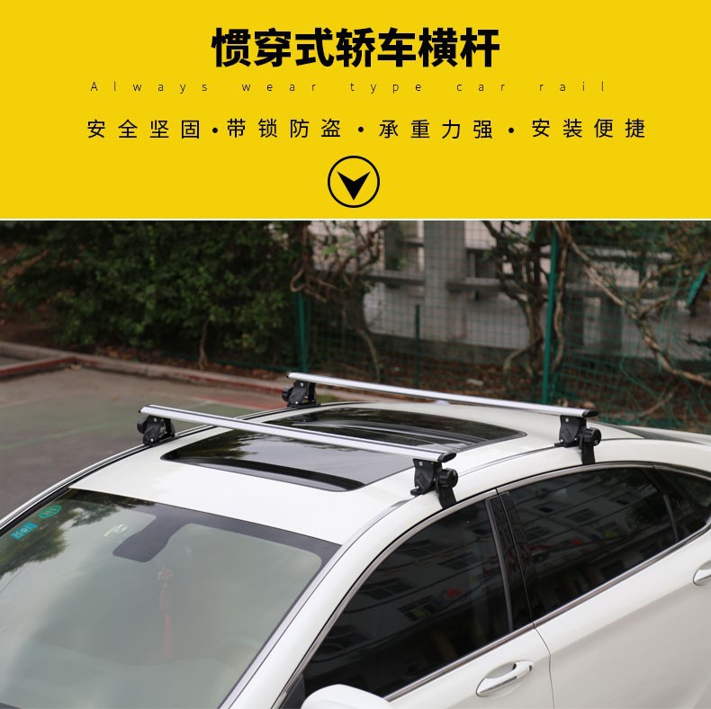 Car luggage rack crossbar BYD Qin puls Han Seagull Dolphin F3D1 roof rack car modified universal bar