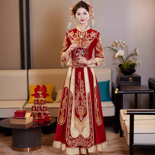 Xiuhe Dress Wedding Dress 2025 New Wedding Toasting Dress Wedding Dress Xiuhe Wedding Dress Dress Summer Slimming