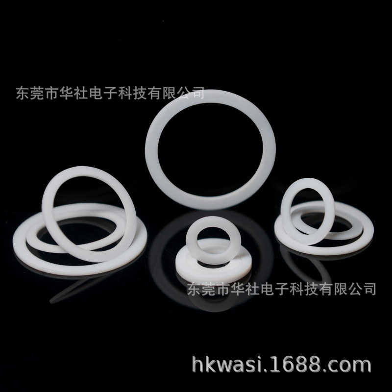 现货聚四氟乙烯垫片 耐磨耐高温铁氟龙垫片 PTFE塑料密封平垫