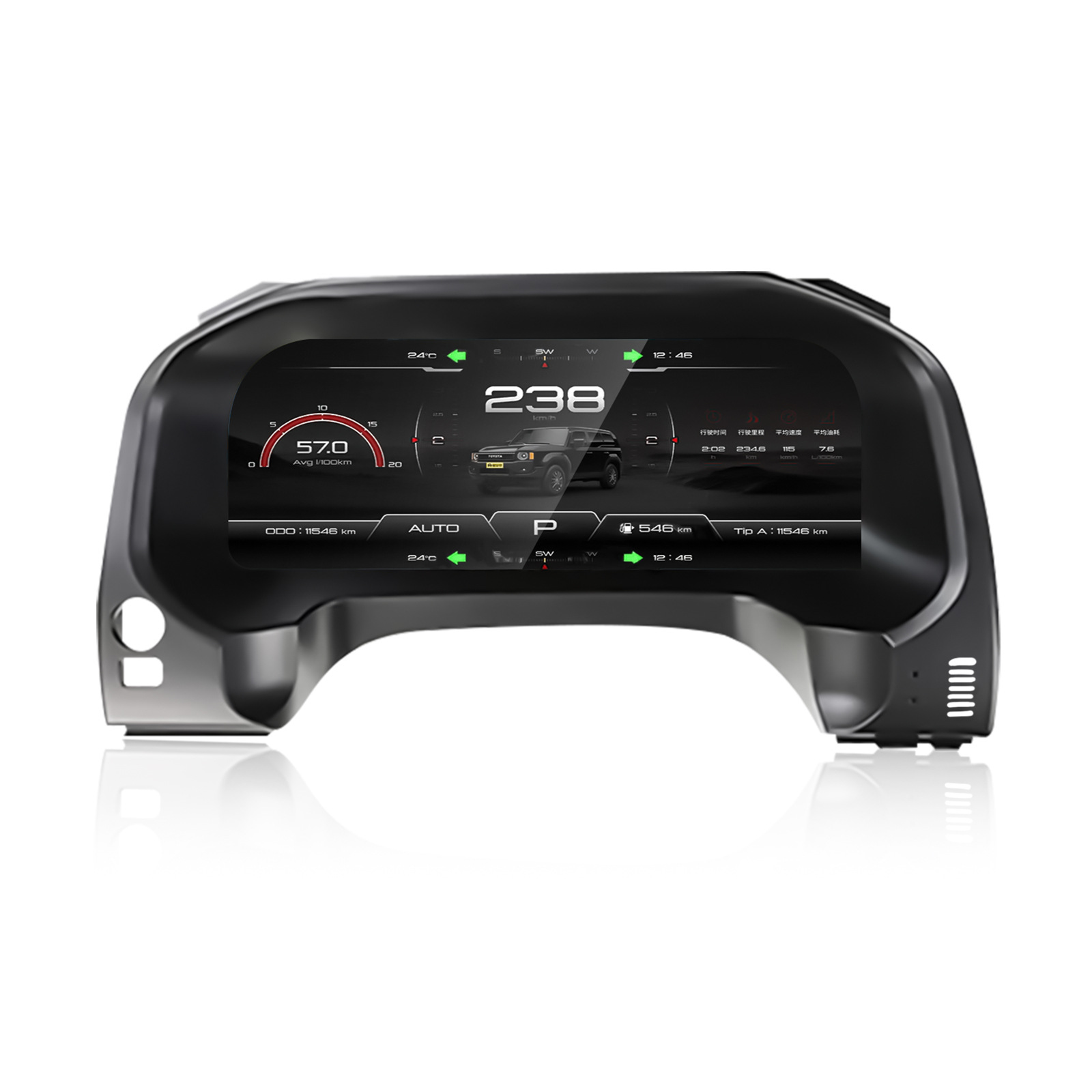Suitable for 18-22 Models of Toyota Prado/Highlander/Toyota Prado Speed Instrument Panel Lcd Instrument