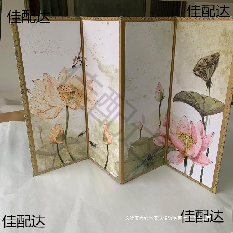 国画卡纸作品书法桌面小屏风宣纸折页空白册页熟生宣毛笔古风直销