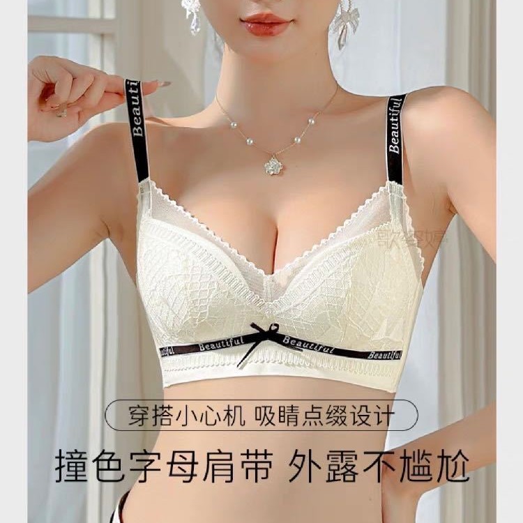 Venta directa de fábrica comercio electrónico transfronterizo Sudeste de Asia Vietnam Tailandia damas sin costuras sujetador de recogida lateral cómodo