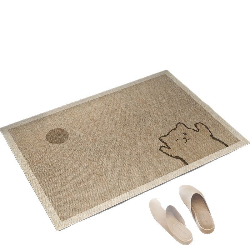 Diatomaceous Earth Bath Mat Non Slip Absorbent Bathroom Carpet_voghion.com