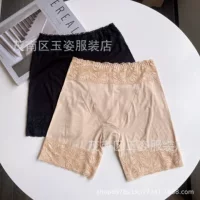 Cait30527 кружевные леггинсы Mo Dai, защищающие от воздействия, сжимающие живот, подтяжка бедер, трехточечные защитные брюки из графена