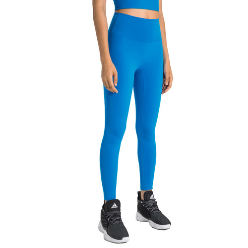 ET Double 6 Lycra Nude Antibacterial No T Line Peach Butt Slim Yoga Pants High Waist Hip Lifting Sports Fitness Pants for Women