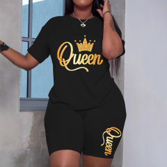 個性的なクラウン「Queen」のアルファベットセットは国境を越えた外国貿易の人気商品の女性王範が着ています。