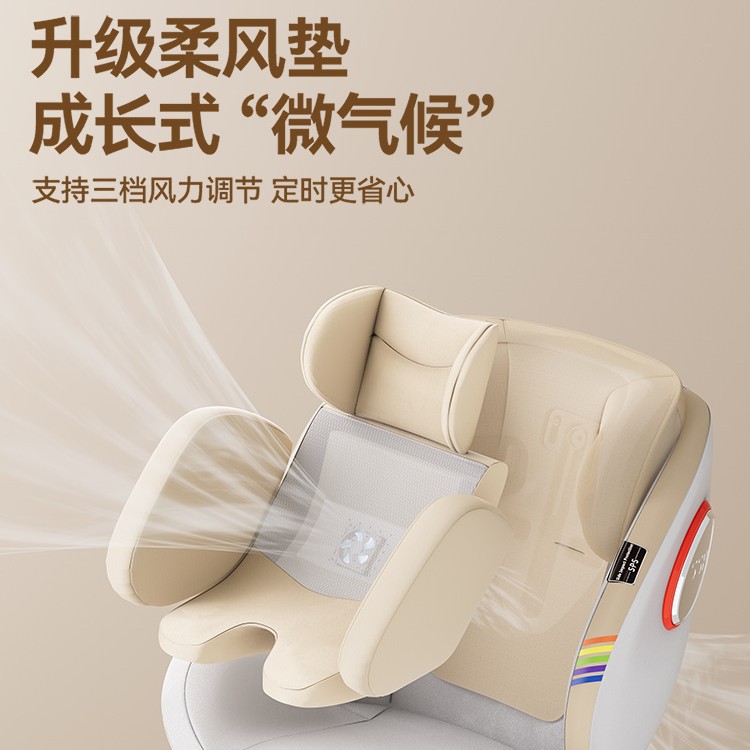 Chuyingbei Kids Safety Seat Car Baby Car 360 Rotating Seat 0-4 Years Old 12 Can Be Worn