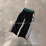 美式直筒格子宽松卫裤