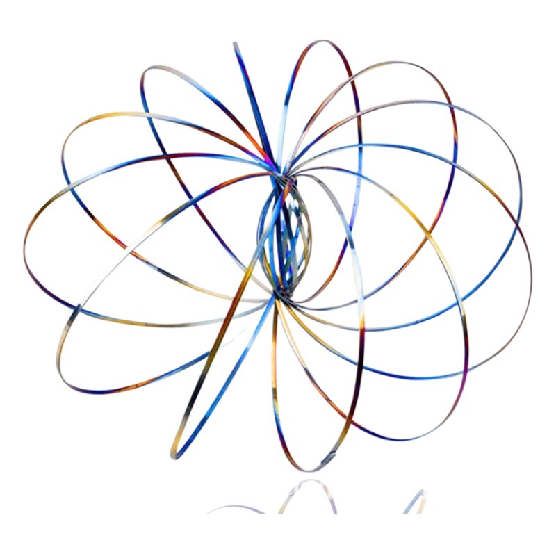 Flujo de fluidos 3D Acero inoxidable pulsera mágica descompresión accesorios juguetes creativos 304 material