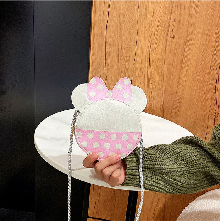 Children's bag, single-shoulder bag, 2021 new cute little bag, PU crossbody bag, trendy mini coin purse for boys and girls undefined
